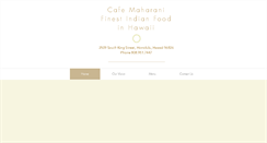 Desktop Screenshot of cafemaharanihawaii.com